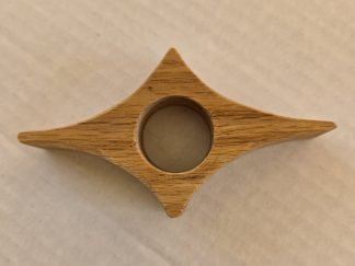 Mirror thumb book holder in oak, handmade by Gilbert