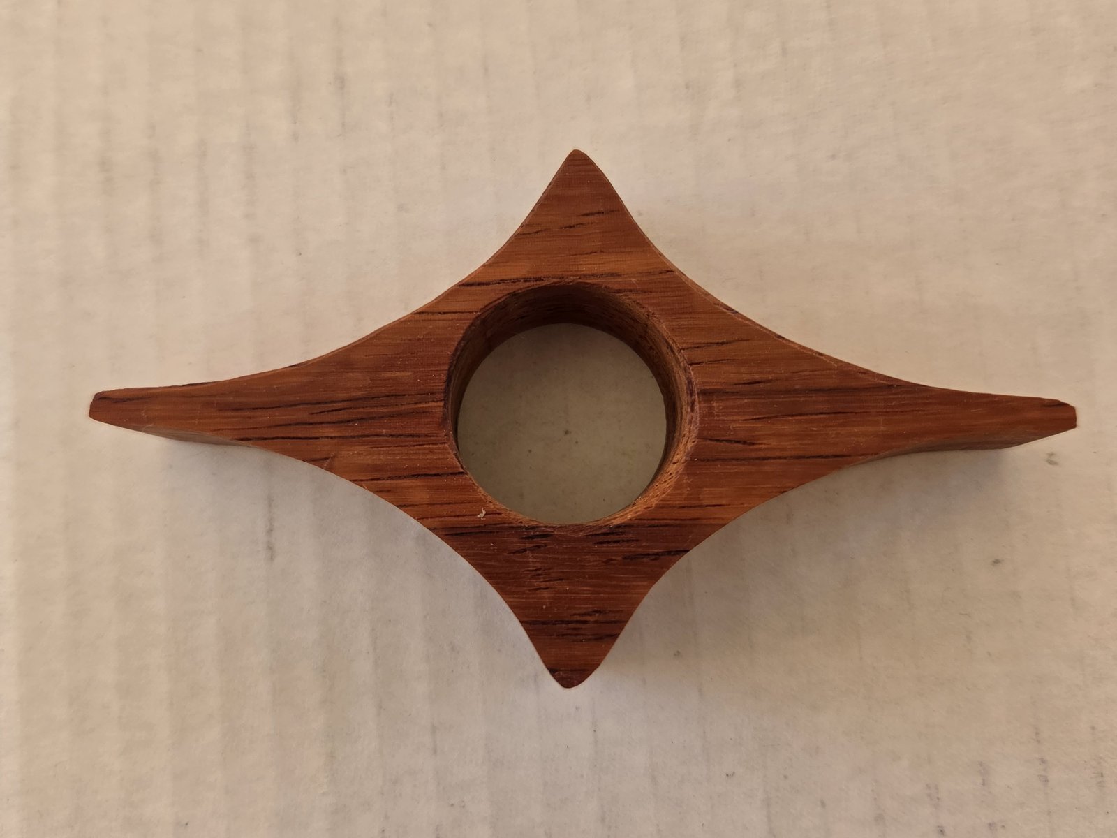 Mirror Thumb Book Holder, Padauk