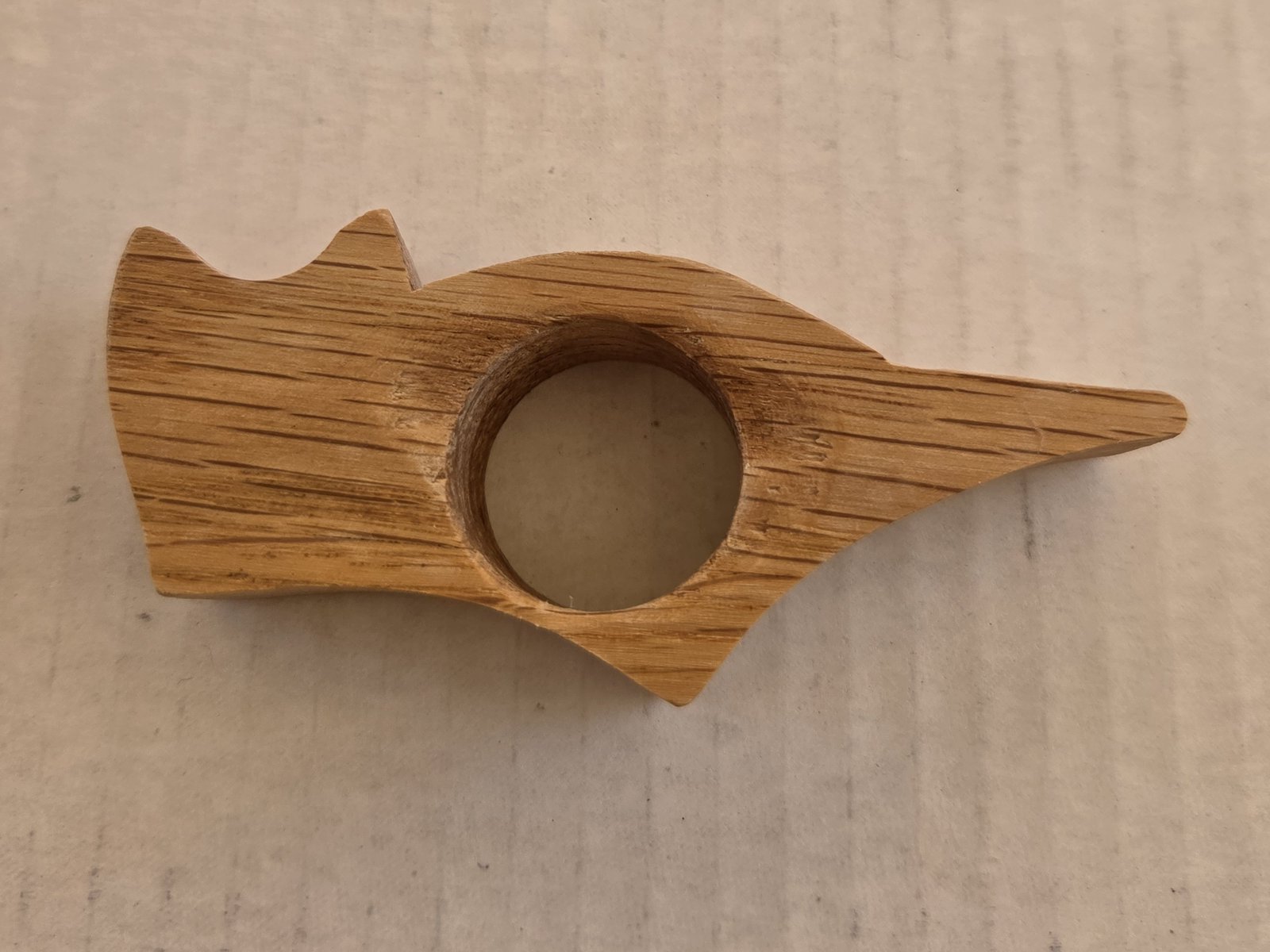Cat/Fox Thumb Book Holder, Oak - Image 2