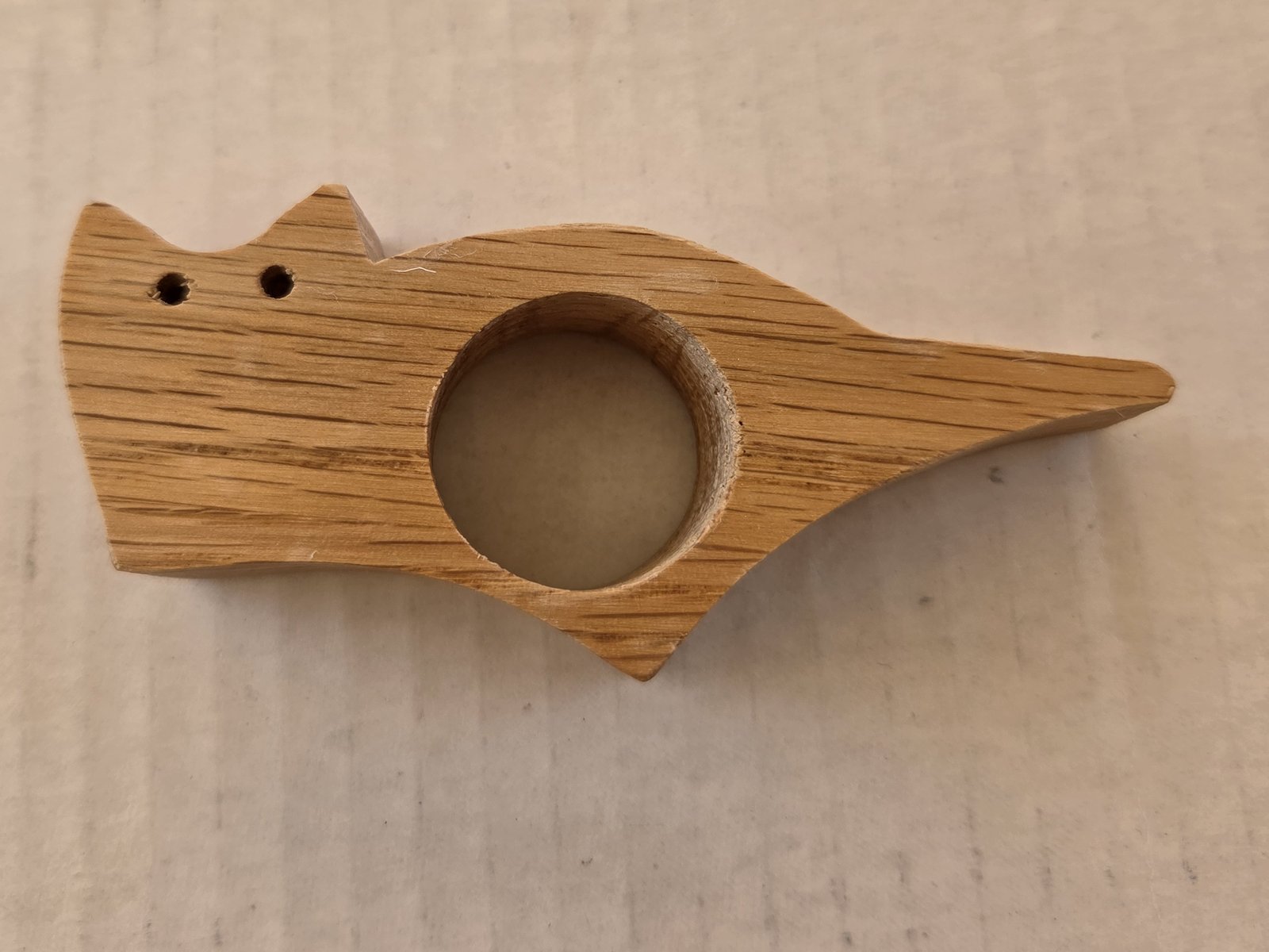 Cat/Fox Thumb Book Holder, Oak