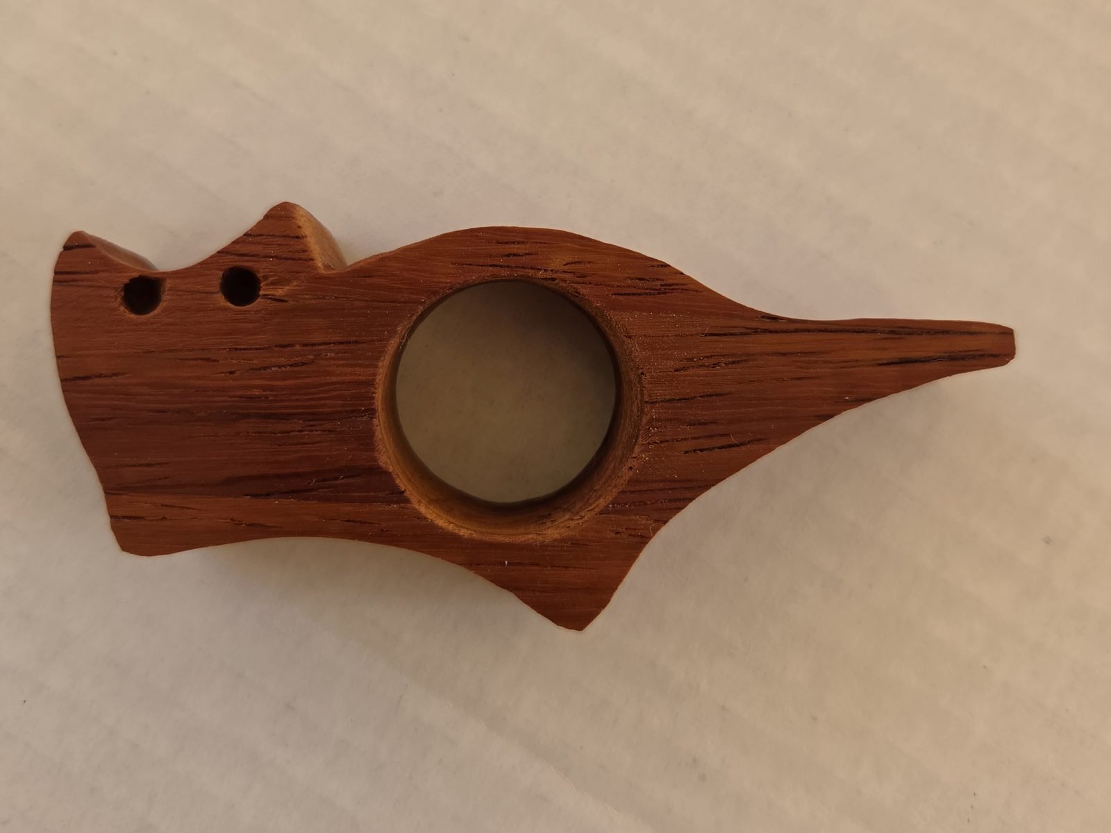 Cat/Fox Thumb Book Holder, Padauk