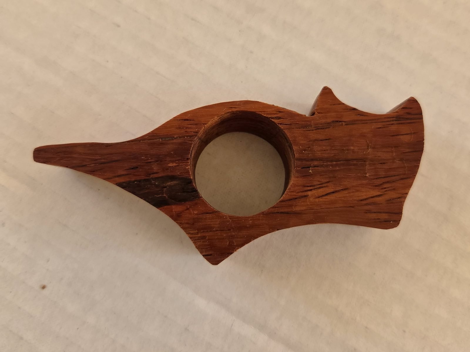 Cat/Fox Thumb Book Holder, Padauk