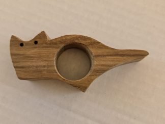 Cat/Fox Thumb Book Holder, Teak