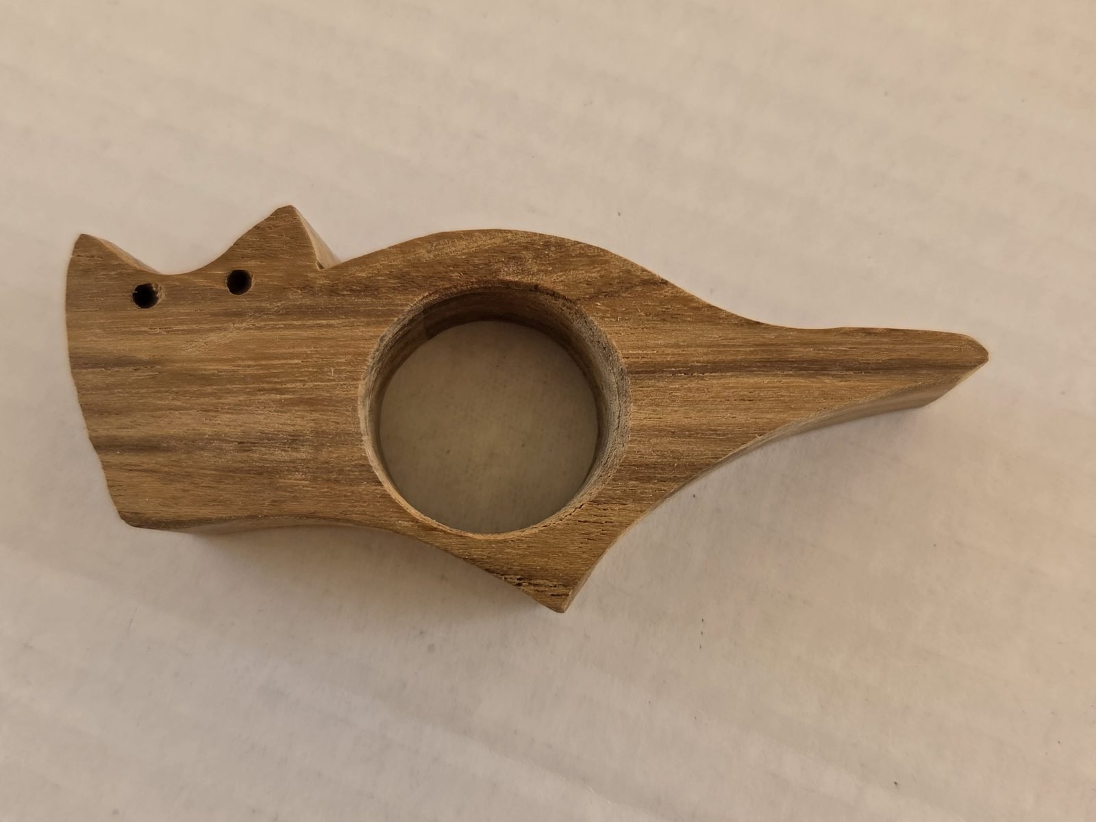 Cat/Fox Thumb Book Holder, Teak
