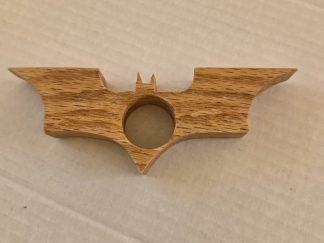 Bat thumb book holder in oak, handmade by Gilbert