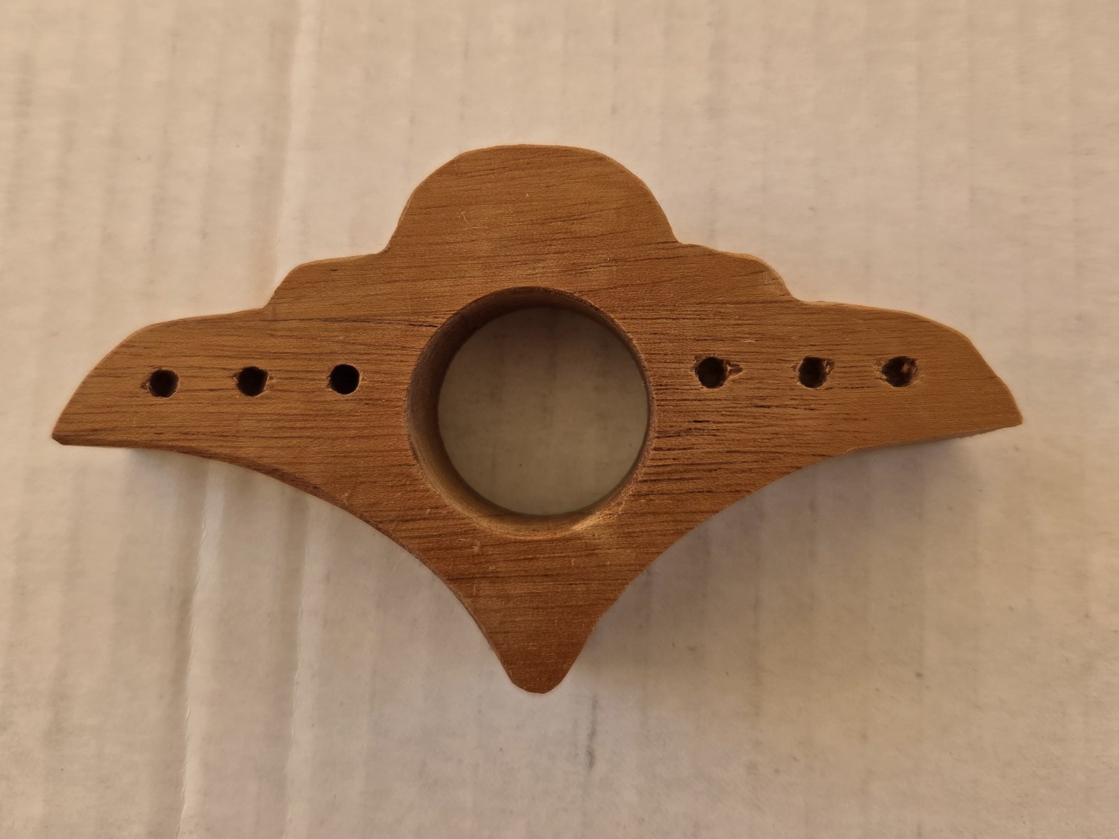 Flying Saucer Thumb Book Holder, Teak