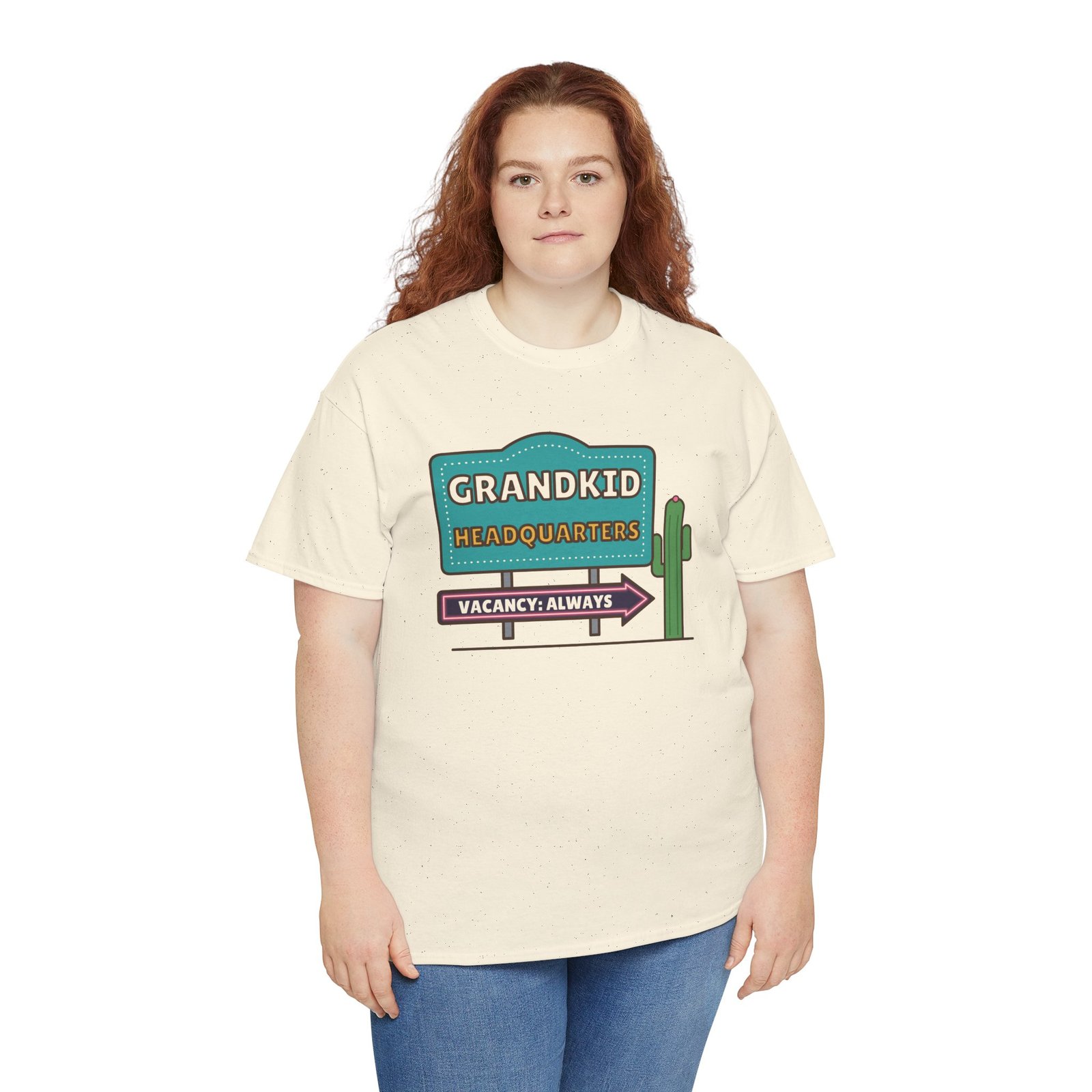 Grandkid Headquarters Unisex T-Shirt | Vacancy: Always Grandparent Gift - Image 9