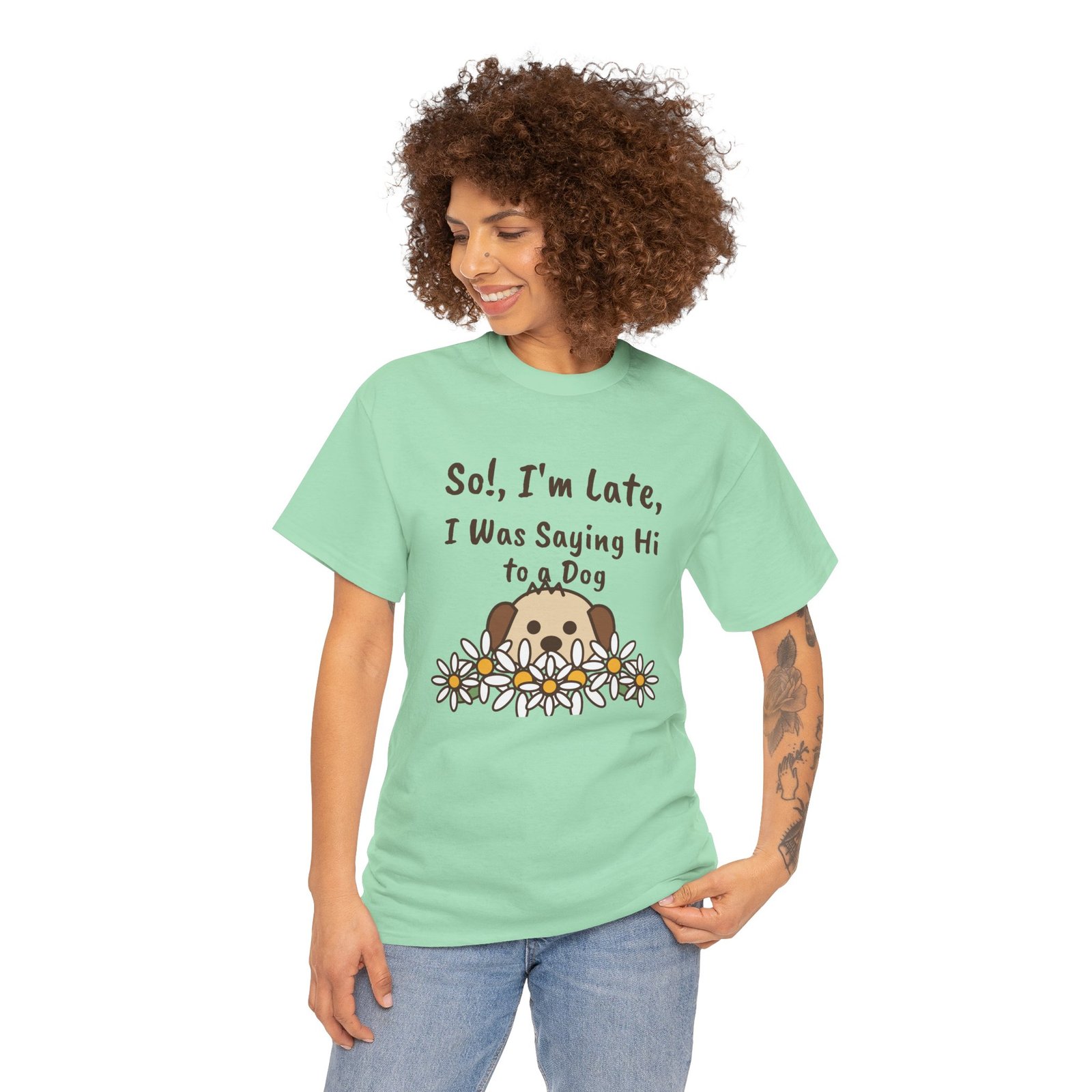 So!, I'm Late Unisex T-Shirt | Funny Dog Lover Gift - Image 10