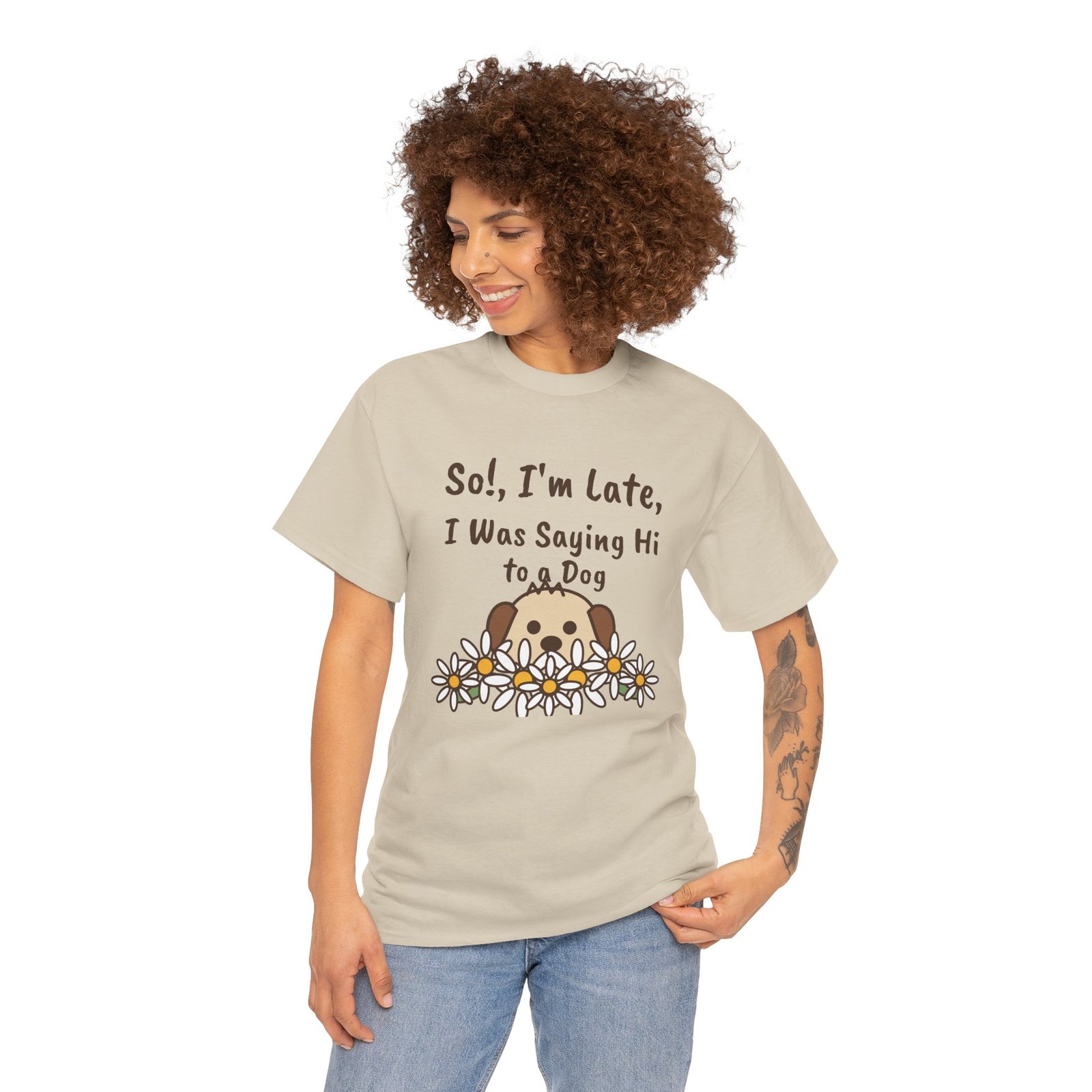 So!, I'm Late Unisex T-Shirt | Funny Dog Lover Gift - Image 4