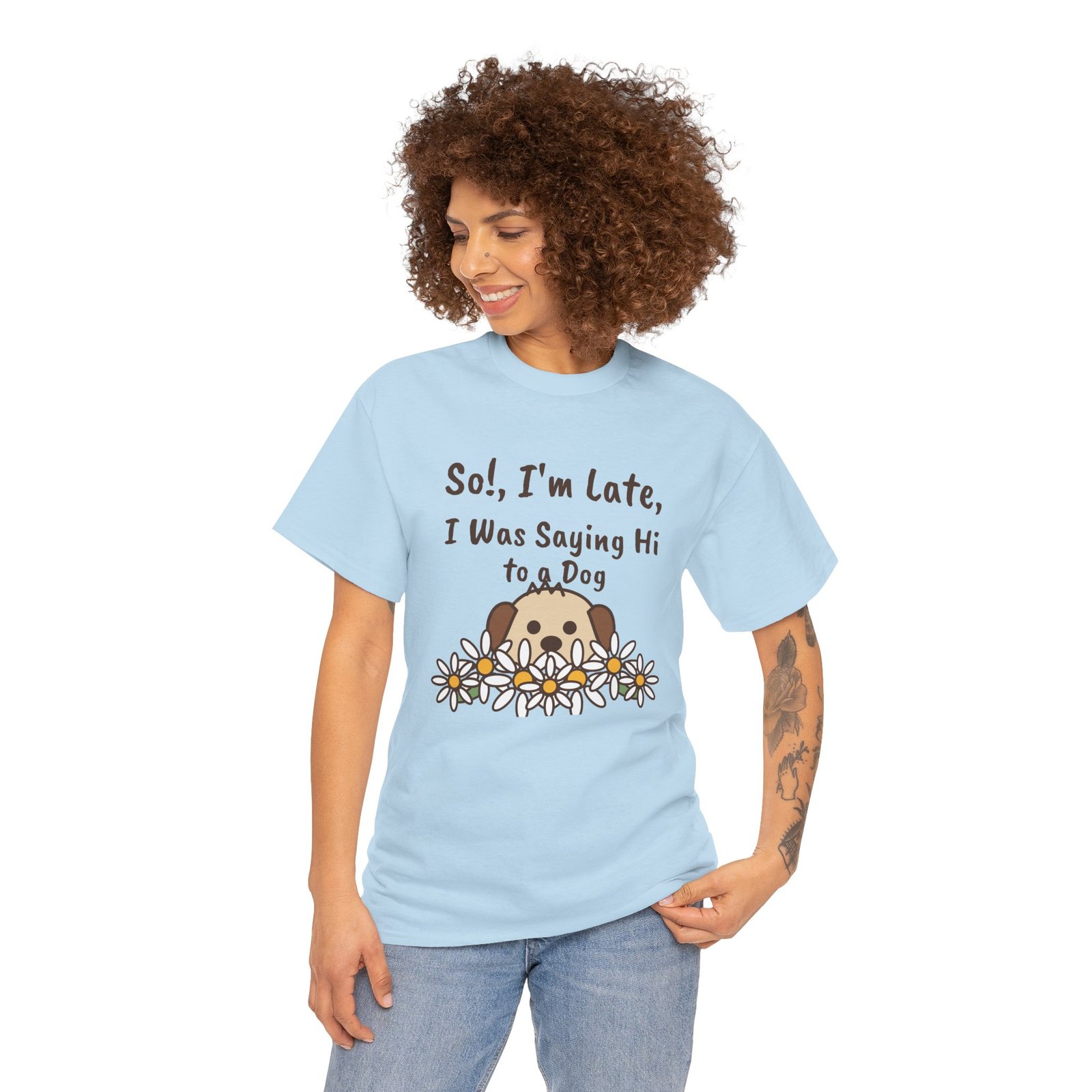 So!, I'm Late Unisex T-Shirt | Funny Dog Lover Gift - Image 12