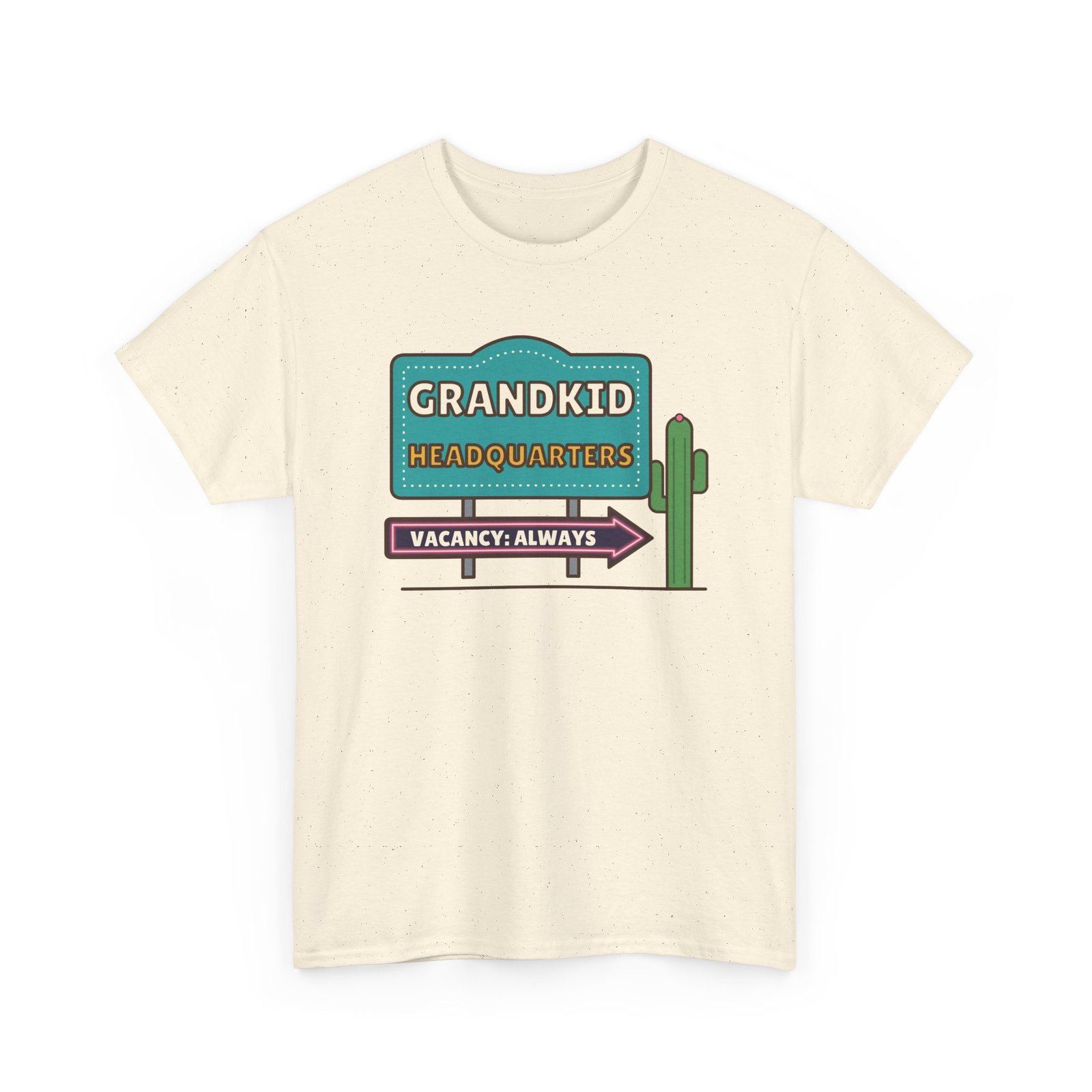 Grandkid Headquarters Unisex T-Shirt | Vacancy: Always Grandparent Gift - Image 7