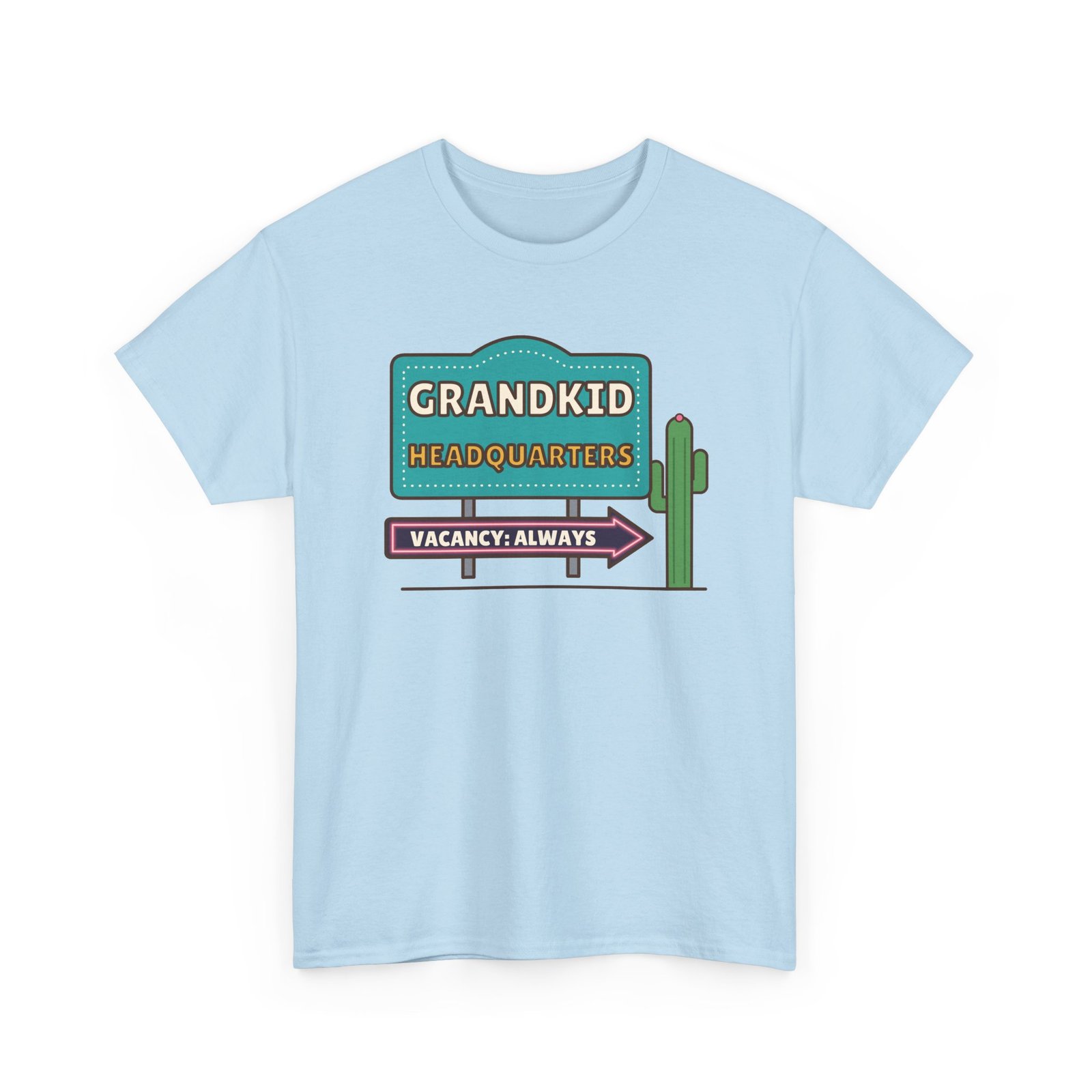 Grandkid Headquarters Unisex T-Shirt | Vacancy: Always Grandparent Gift - Image 10