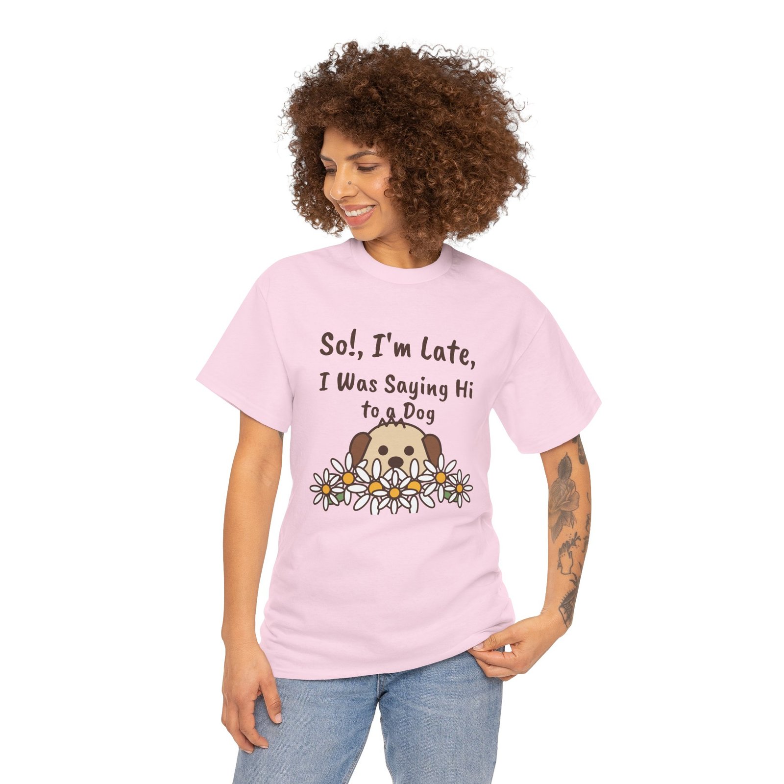So!, I'm Late Unisex T-Shirt | Funny Dog Lover Gift - Image 2