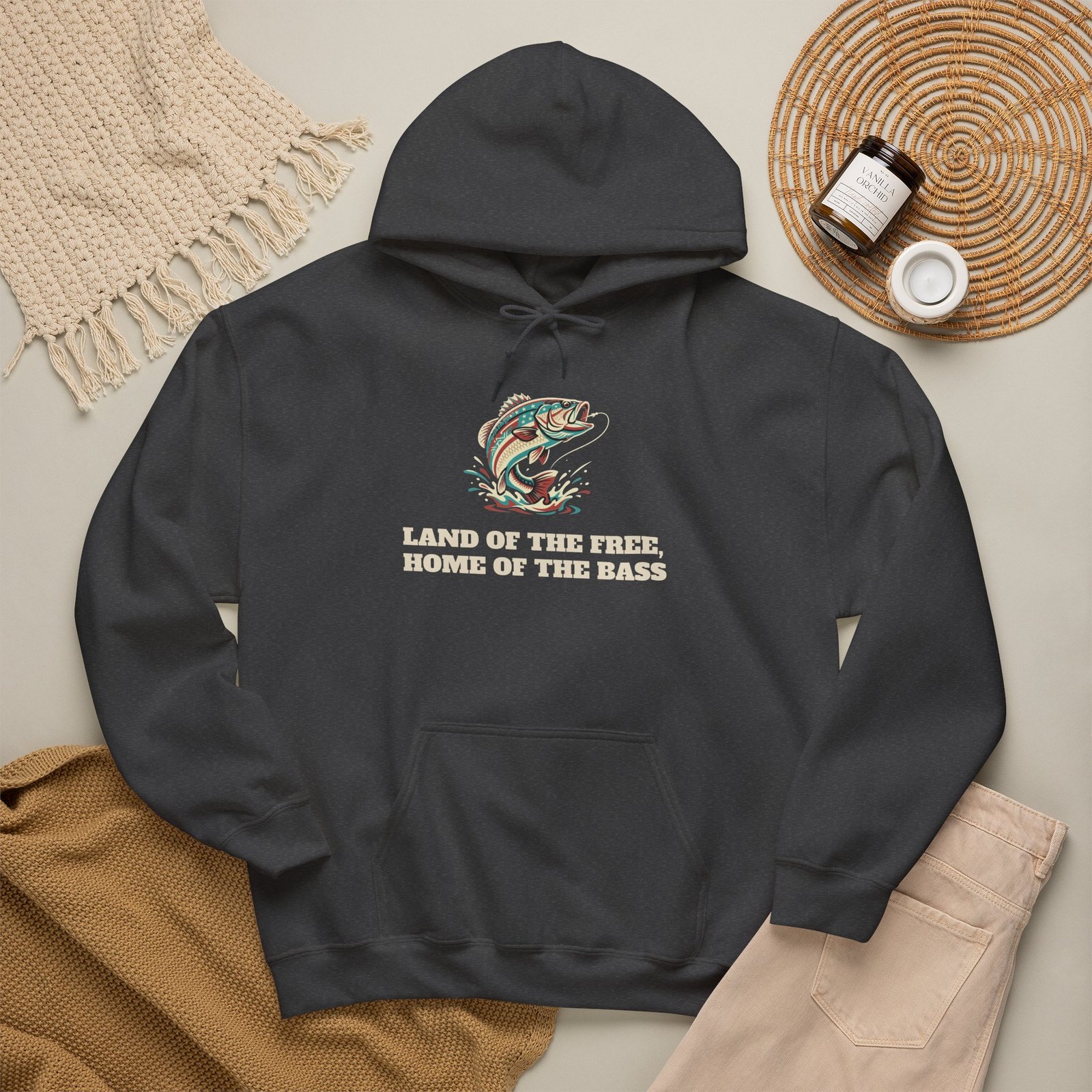 Land of the Free, Home of the Bass Hoodie - Image 4