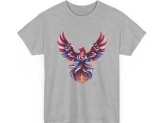 Patriotic Eagle American Flag Colors USA Unisex T-Shirt