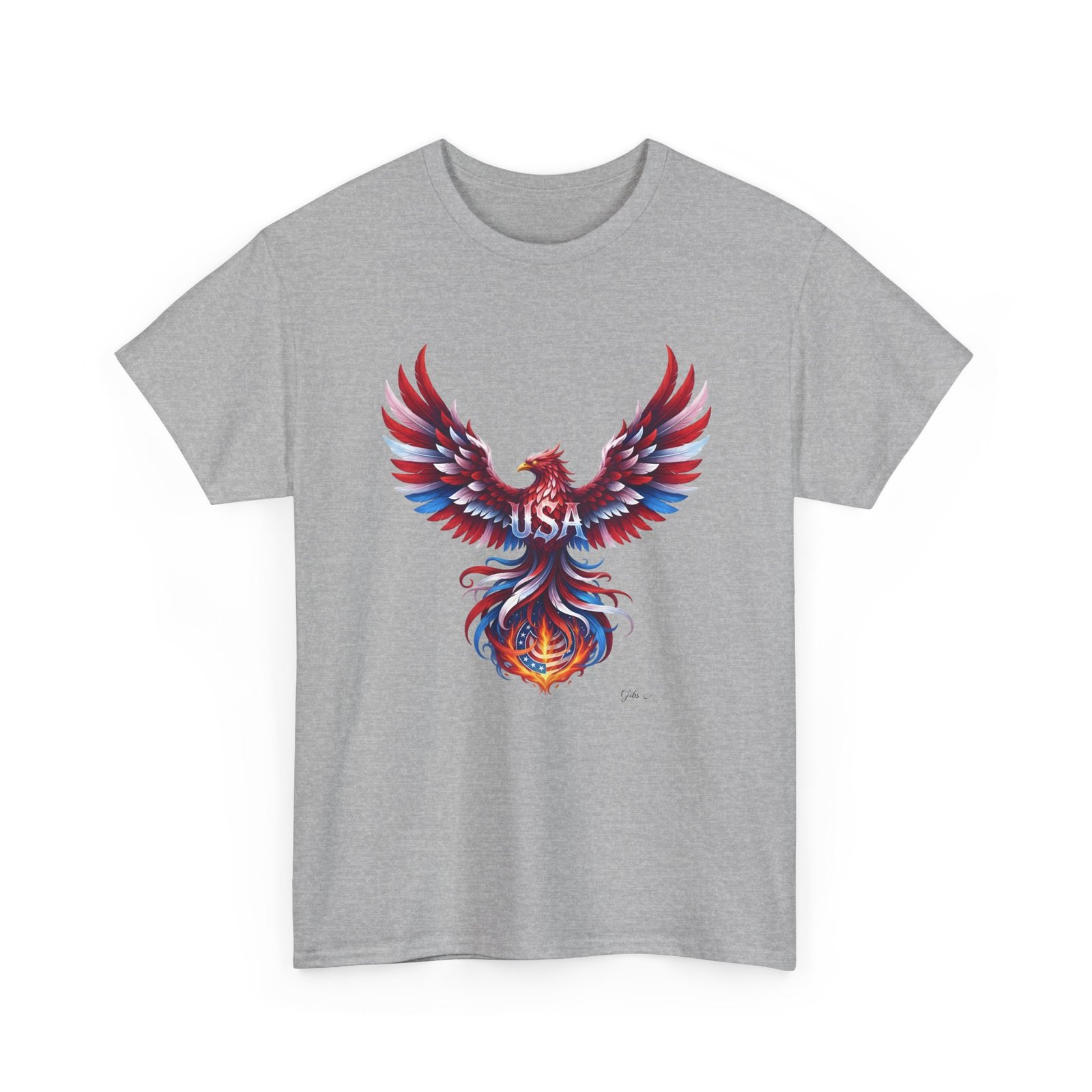 Patriotic Eagle American Flag Colors USA Unisex T-Shirt