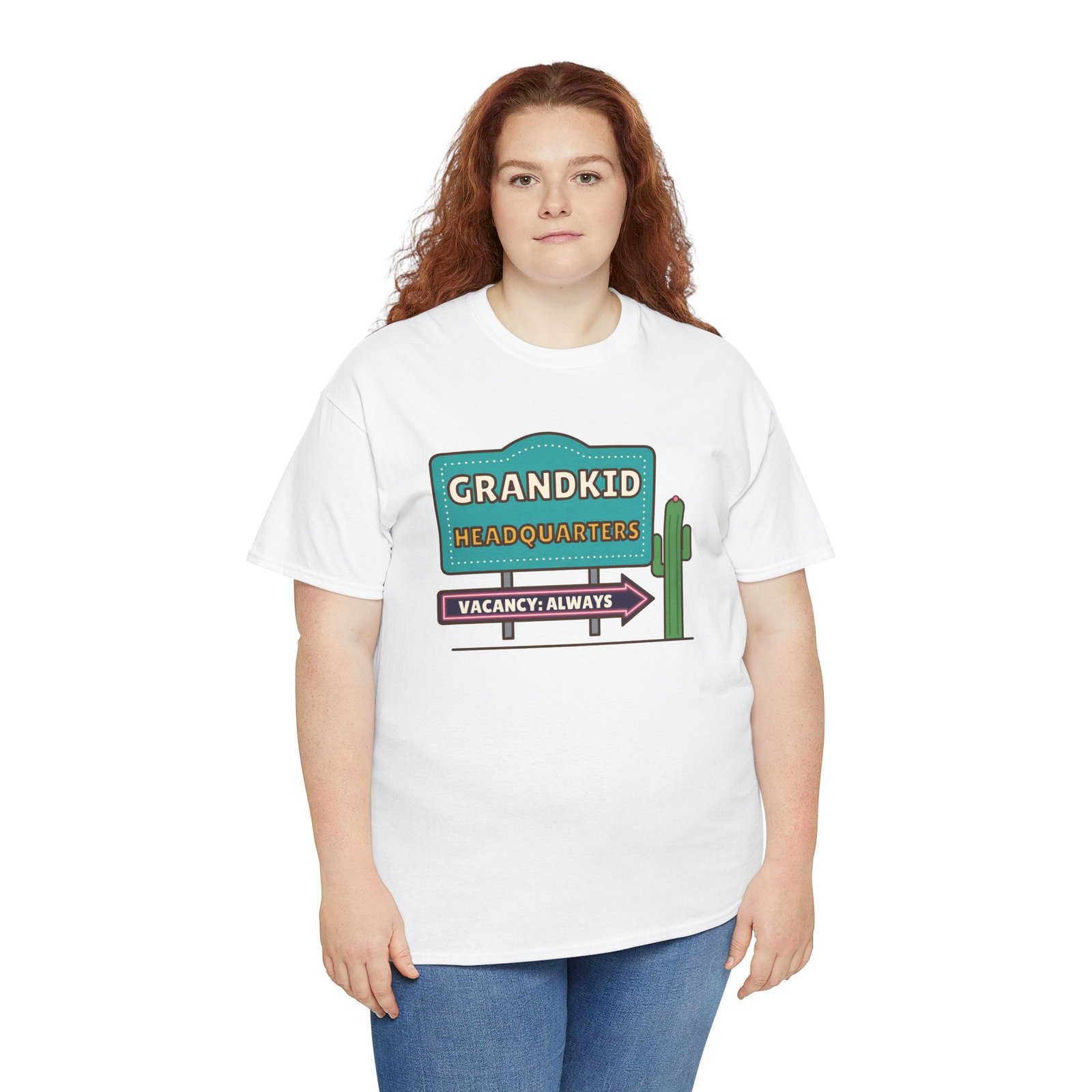 Grandkid Headquarters Unisex T-Shirt | Vacancy: Always Grandparent Gift - Image 6